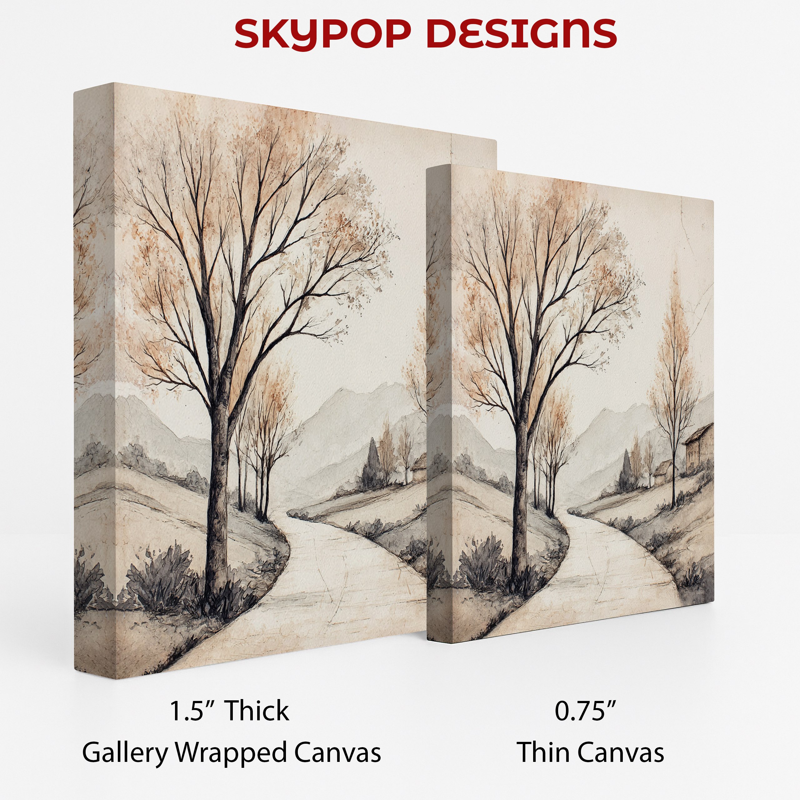 2.jpg Serene Countryside Path Art