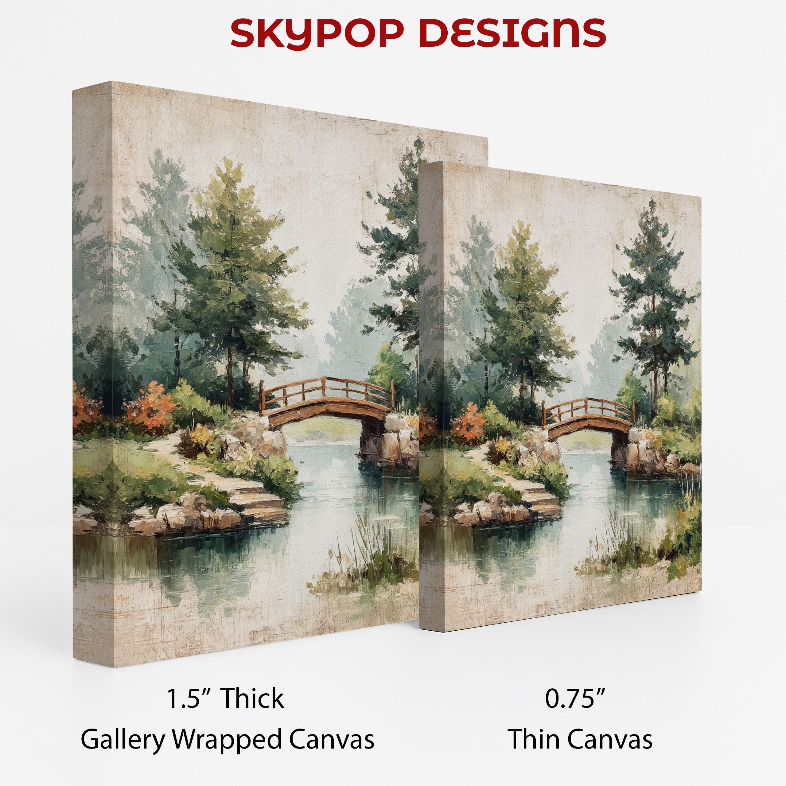 2.jpg Tranquil Bridge Landscape Art
