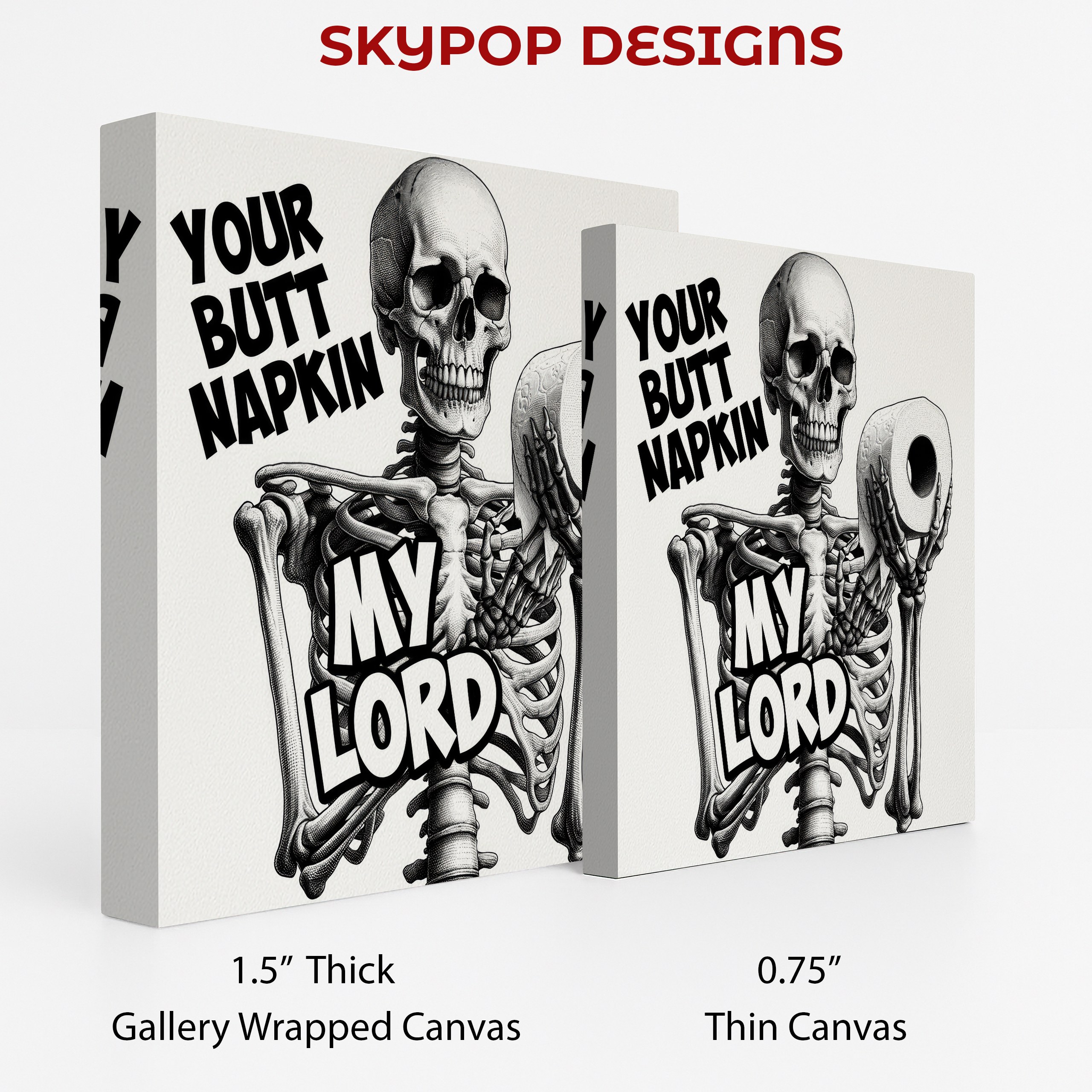 2.jpg Skeleton Toilet Paper Lord Art