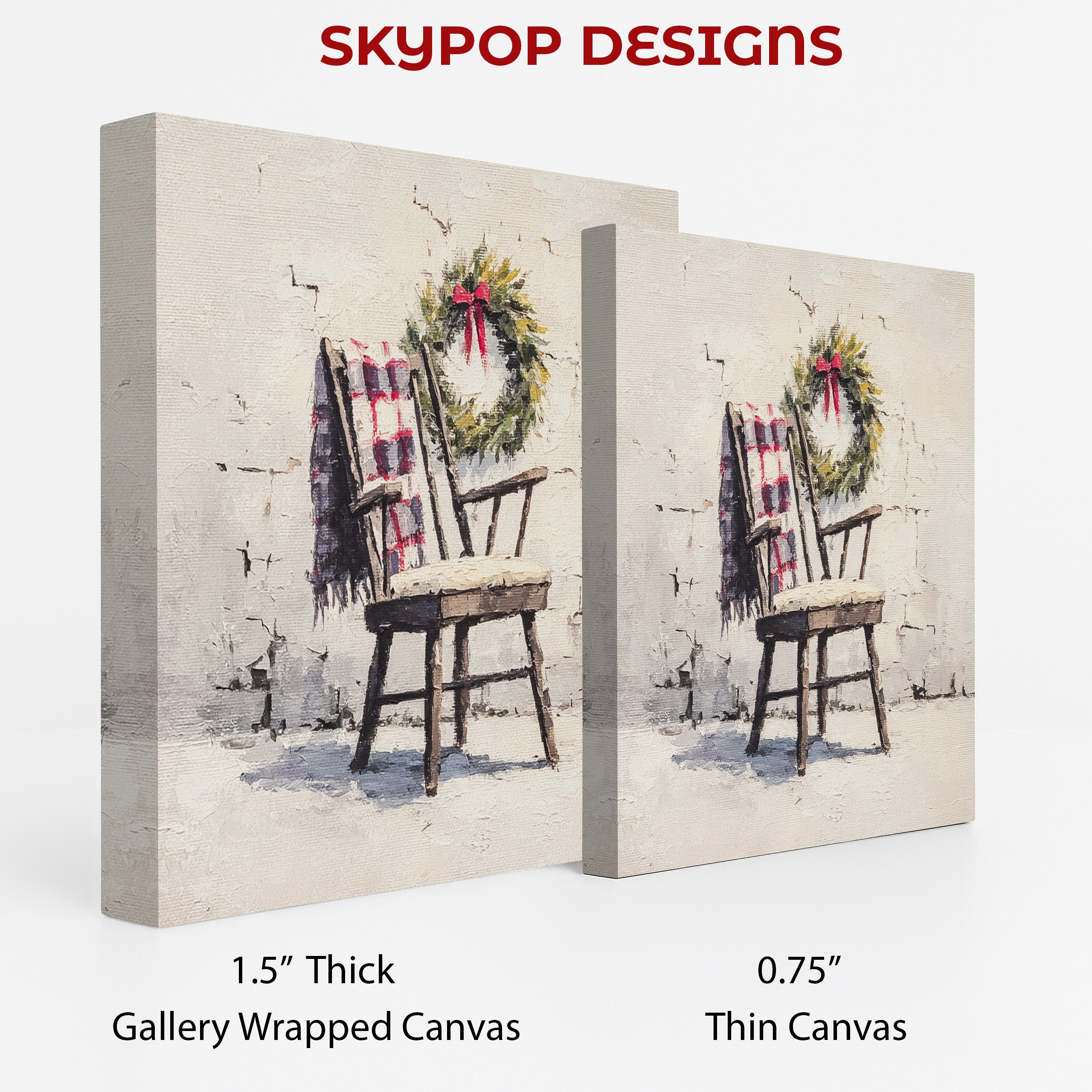 2.jpg Christmas Wreath Chair Art