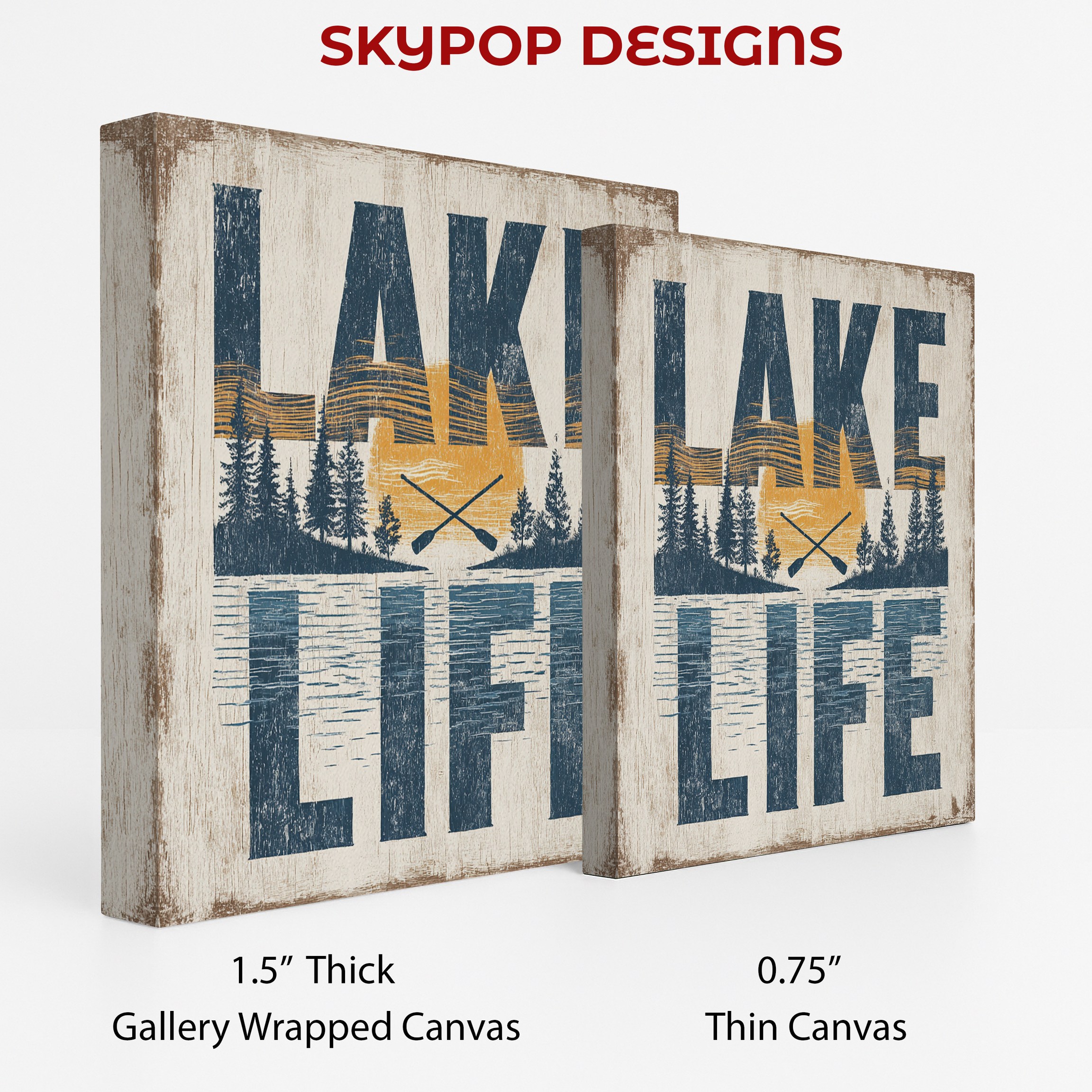 Lake Life Adventure Art