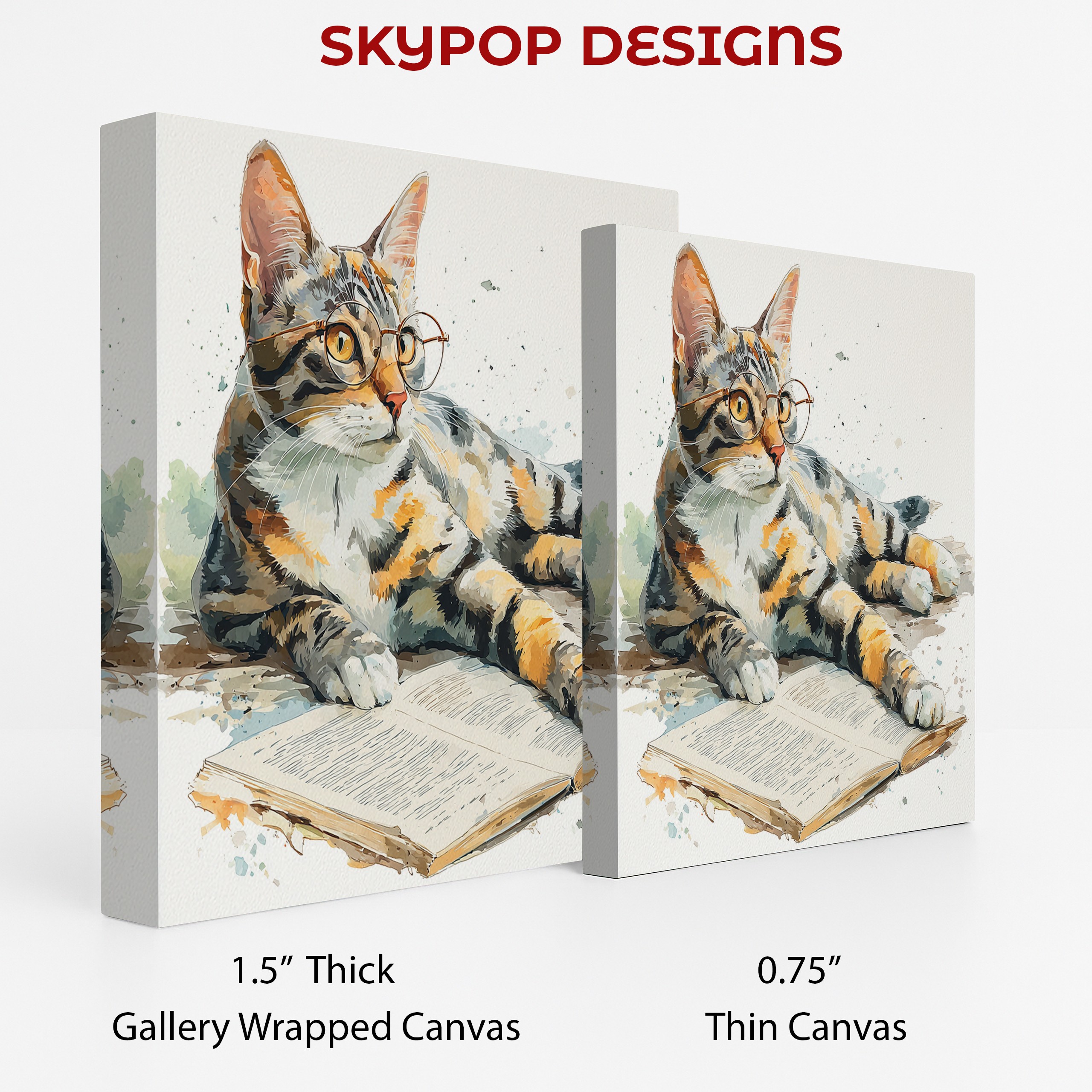 2.jpg Cat Glasses Book Art