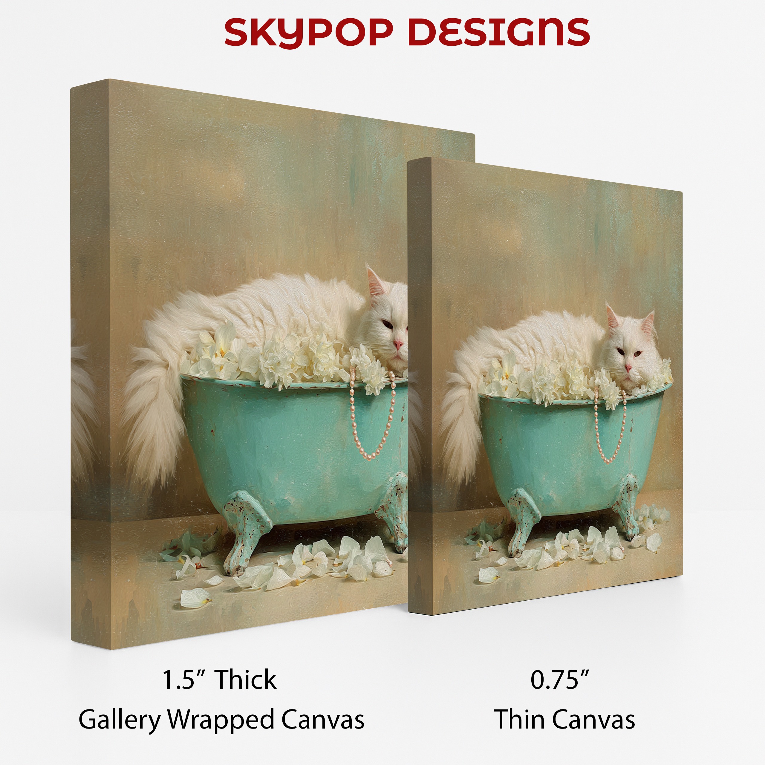 2.jpg Cat Bath Floral Art