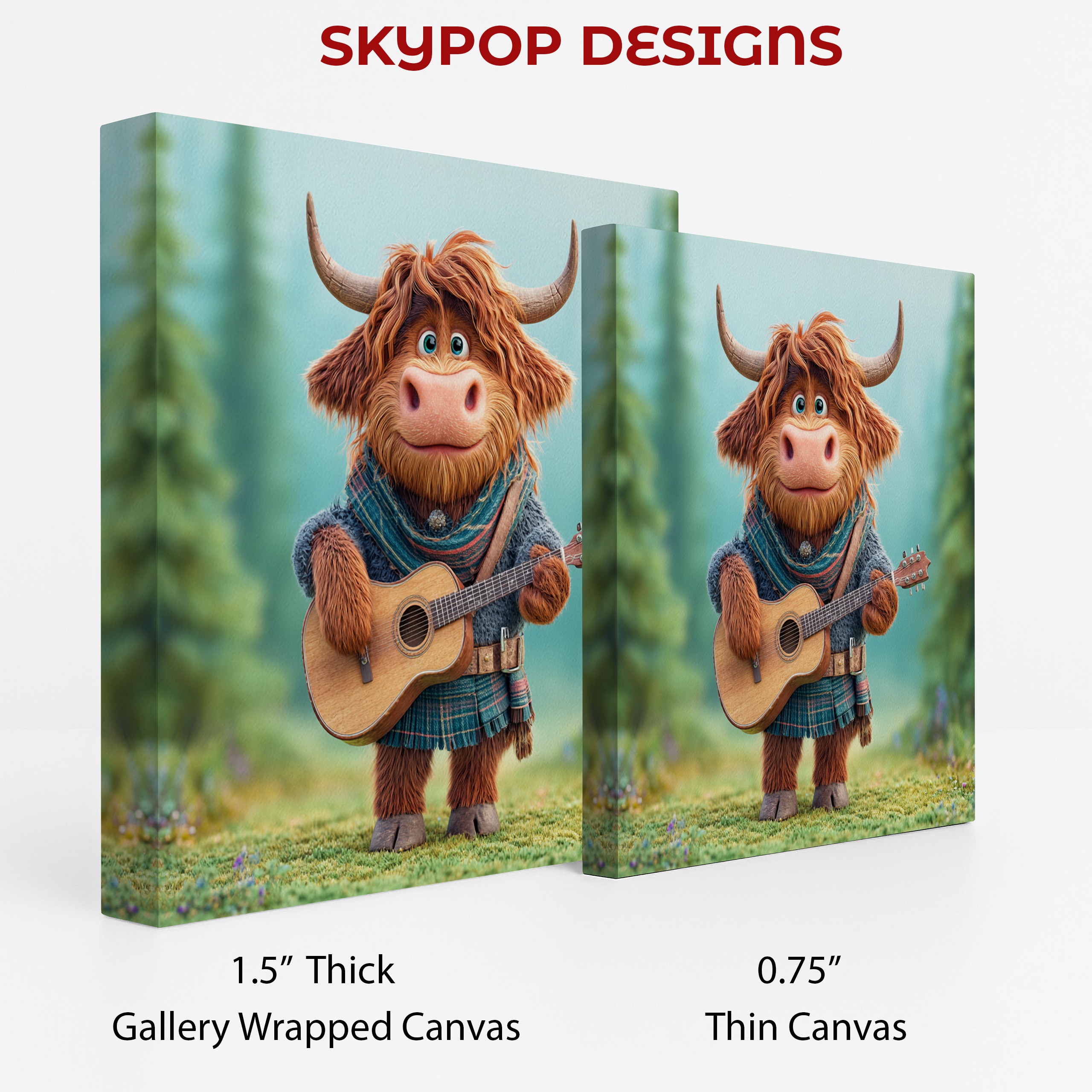 2.jpg Highland Cow Art
