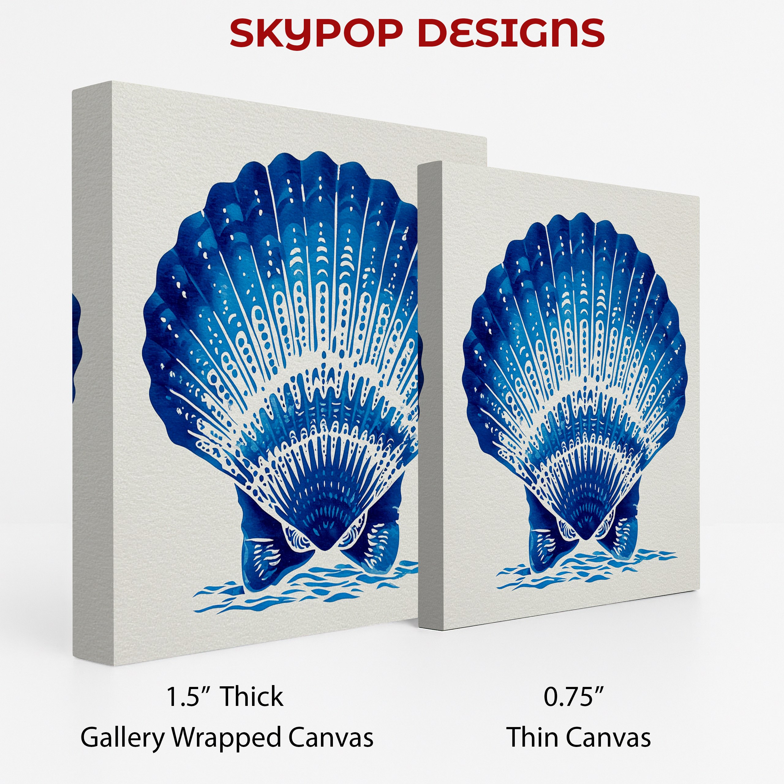 2.jpg Blue Seashell Art