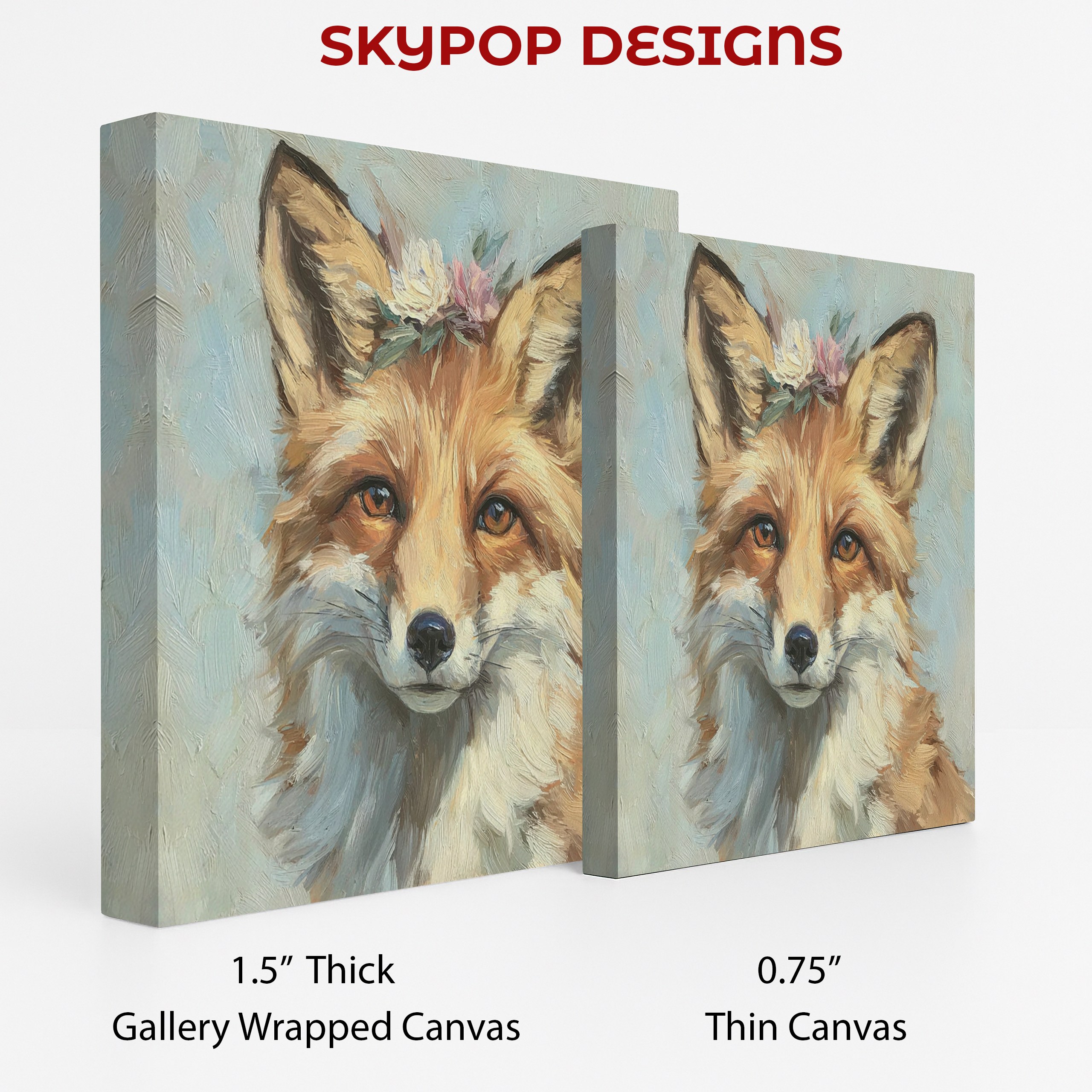 2.jpg Fox Flower Crown Art