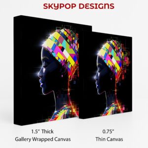 African American Profile Art