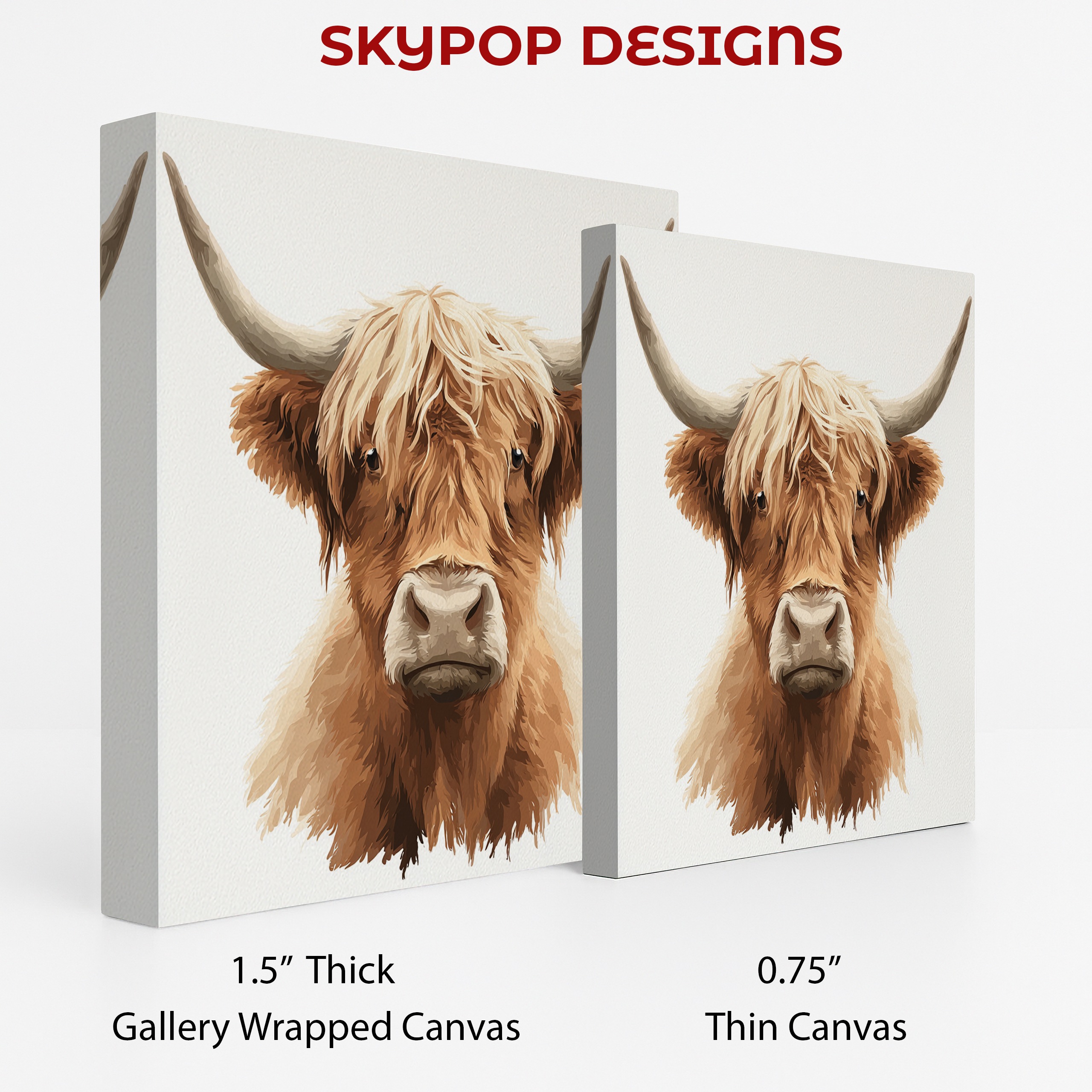 2.jpg Highland Cow Art