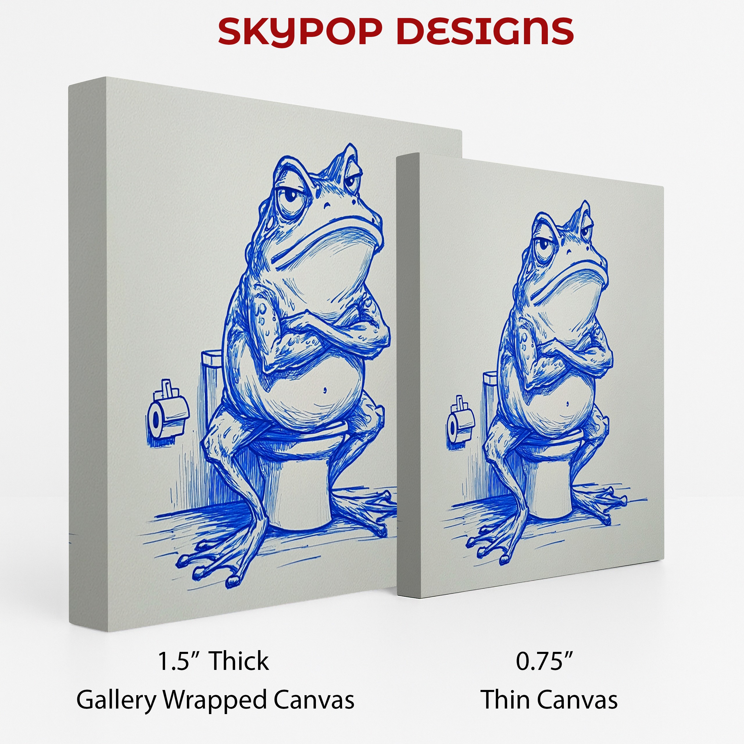 2.jpg Frog Toilet Art