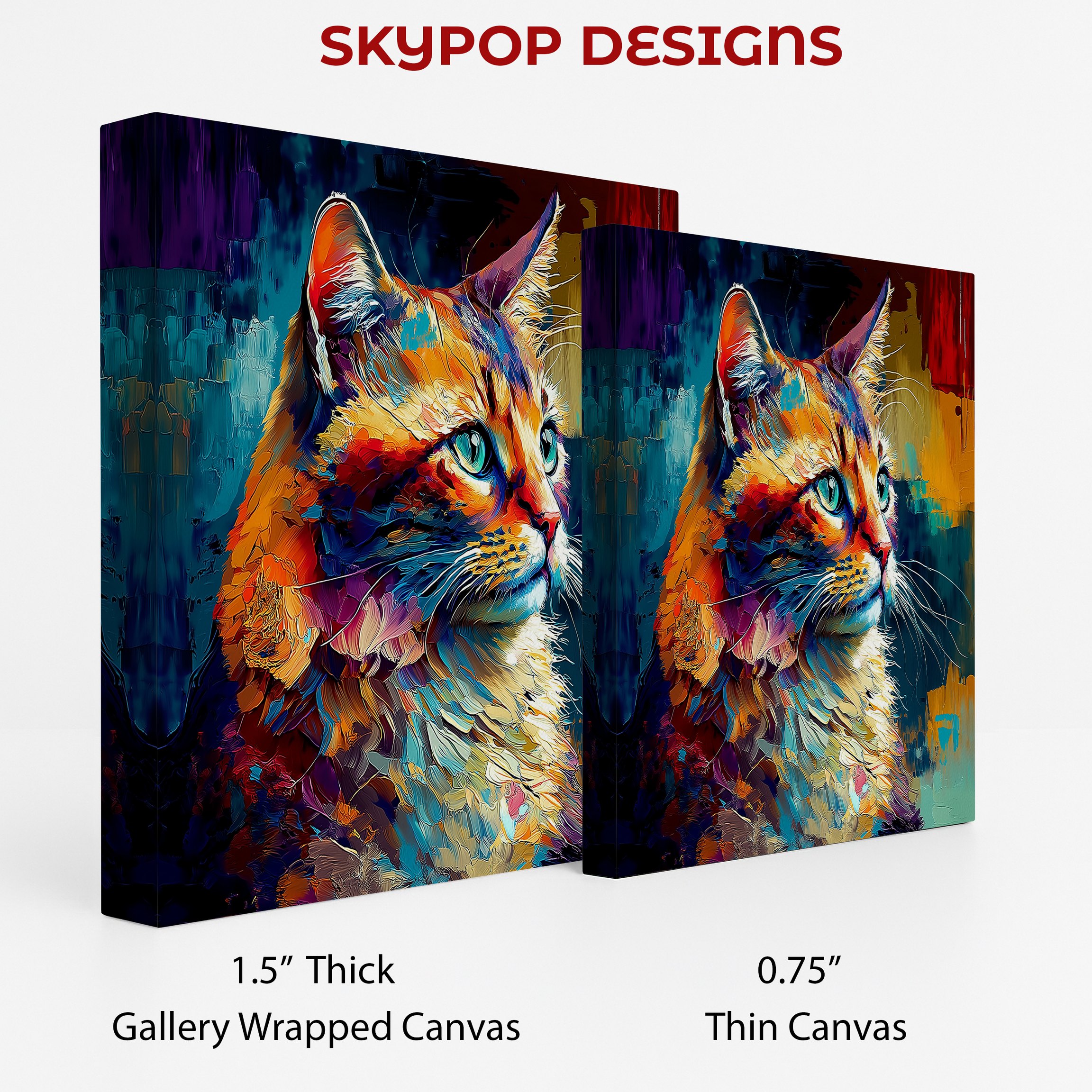2.jpg Vibrant Cat Art
