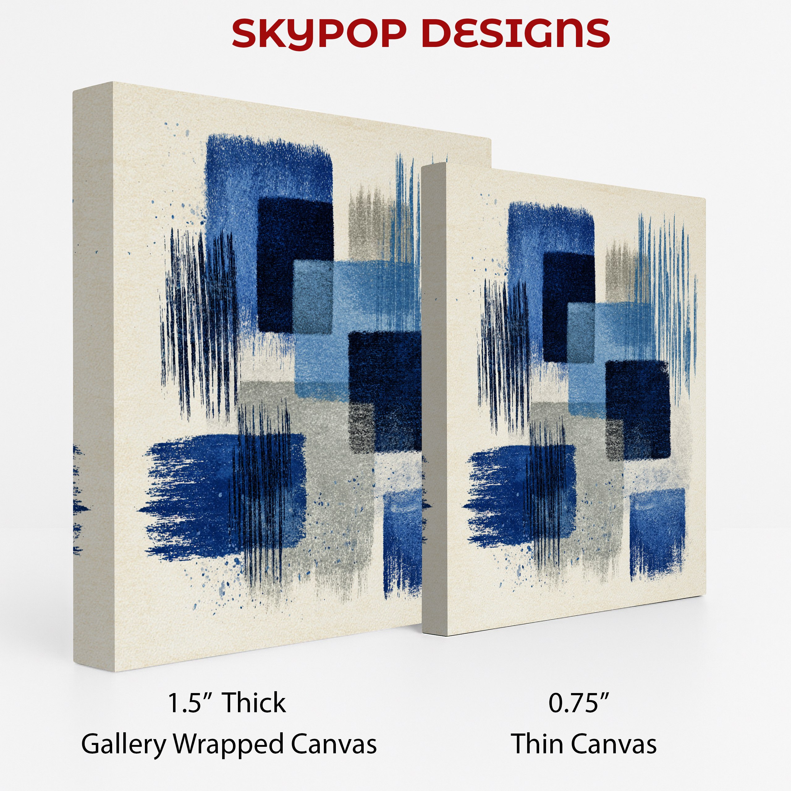 2.jpg Blue Brushstroke Abstract Art