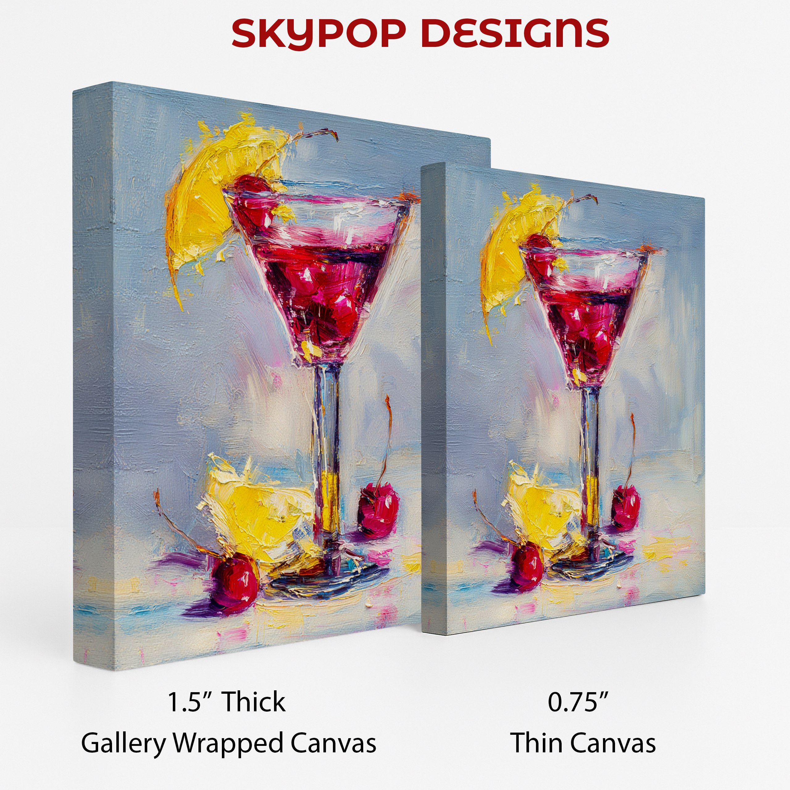 Vibrant Cocktail Art