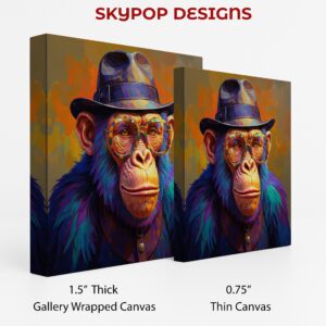 Chimpanzee Portrait Art