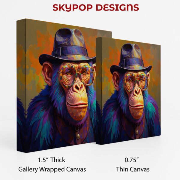 Chimpanzee Portrait Art