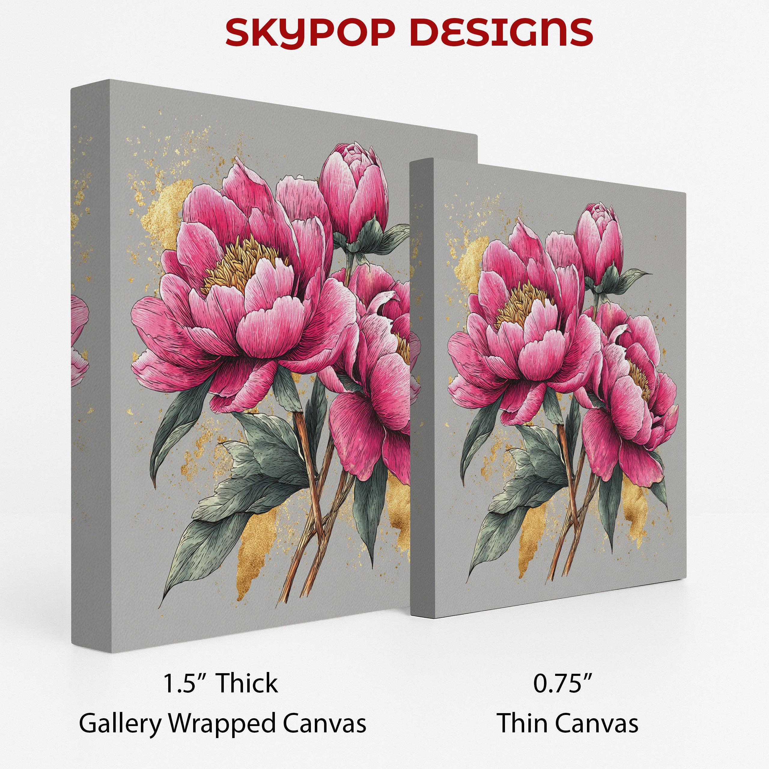 2.jpg Pink Peony Bloom Art