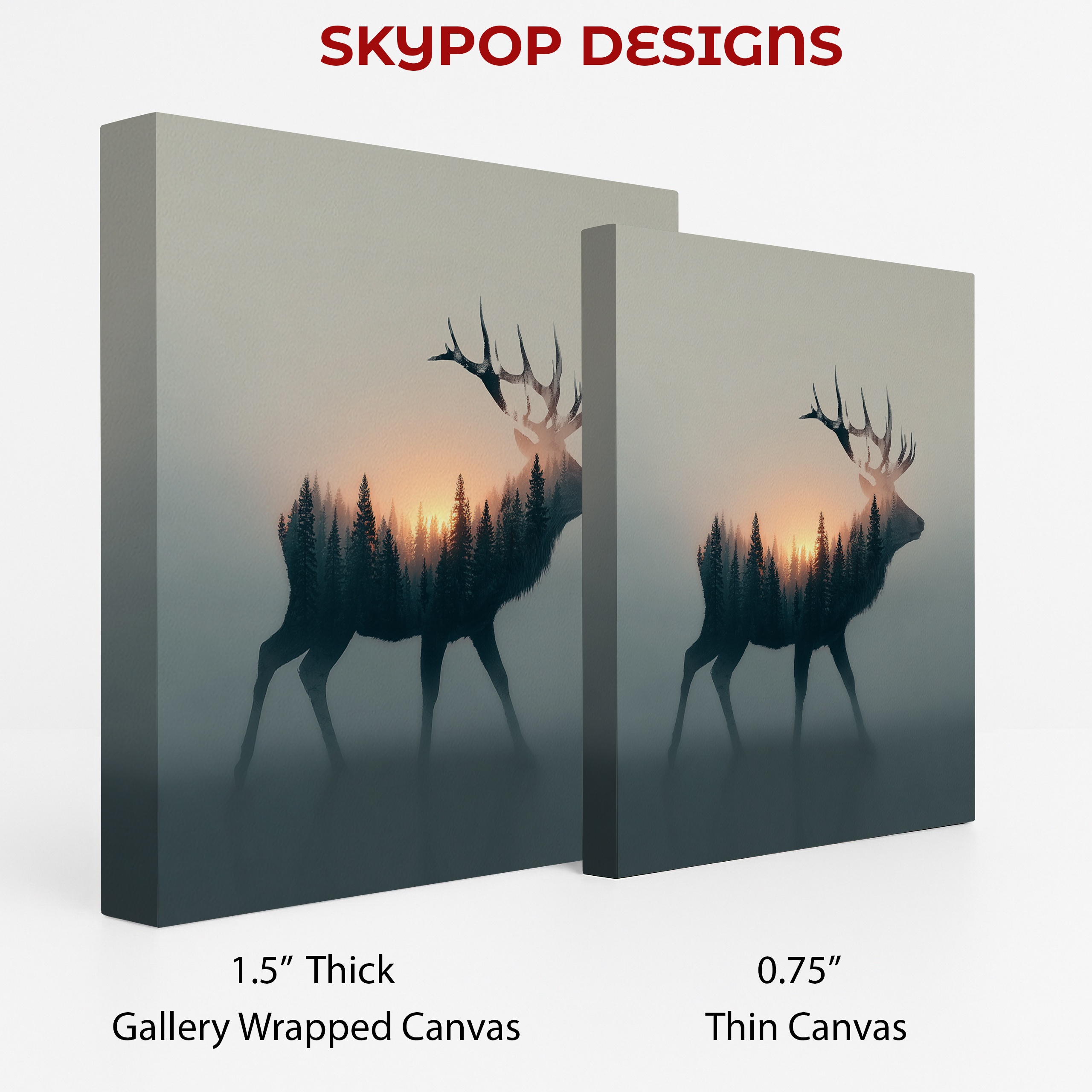 2.jpg Deer Silhouette Art