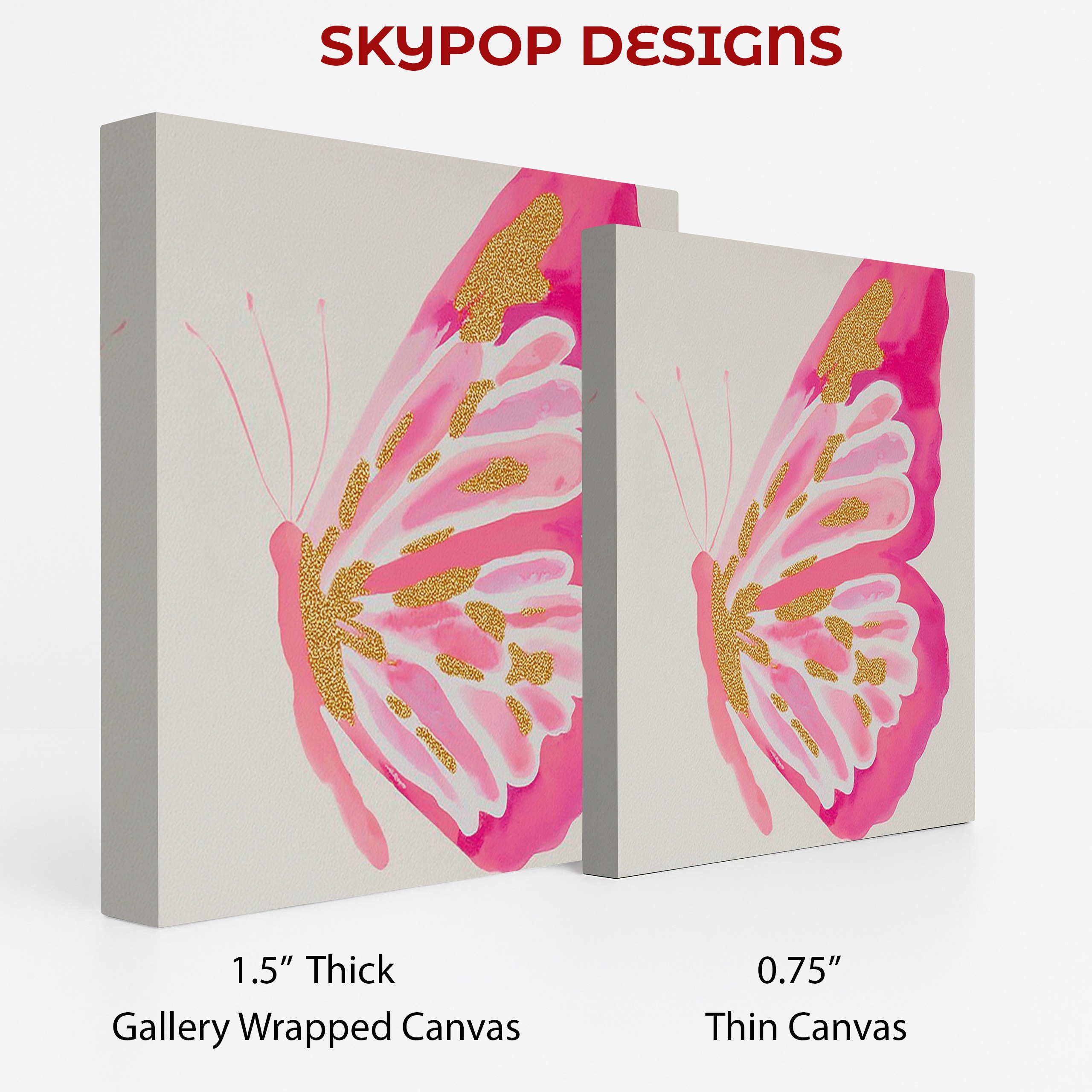 2.jpg Pink Butterfly Art