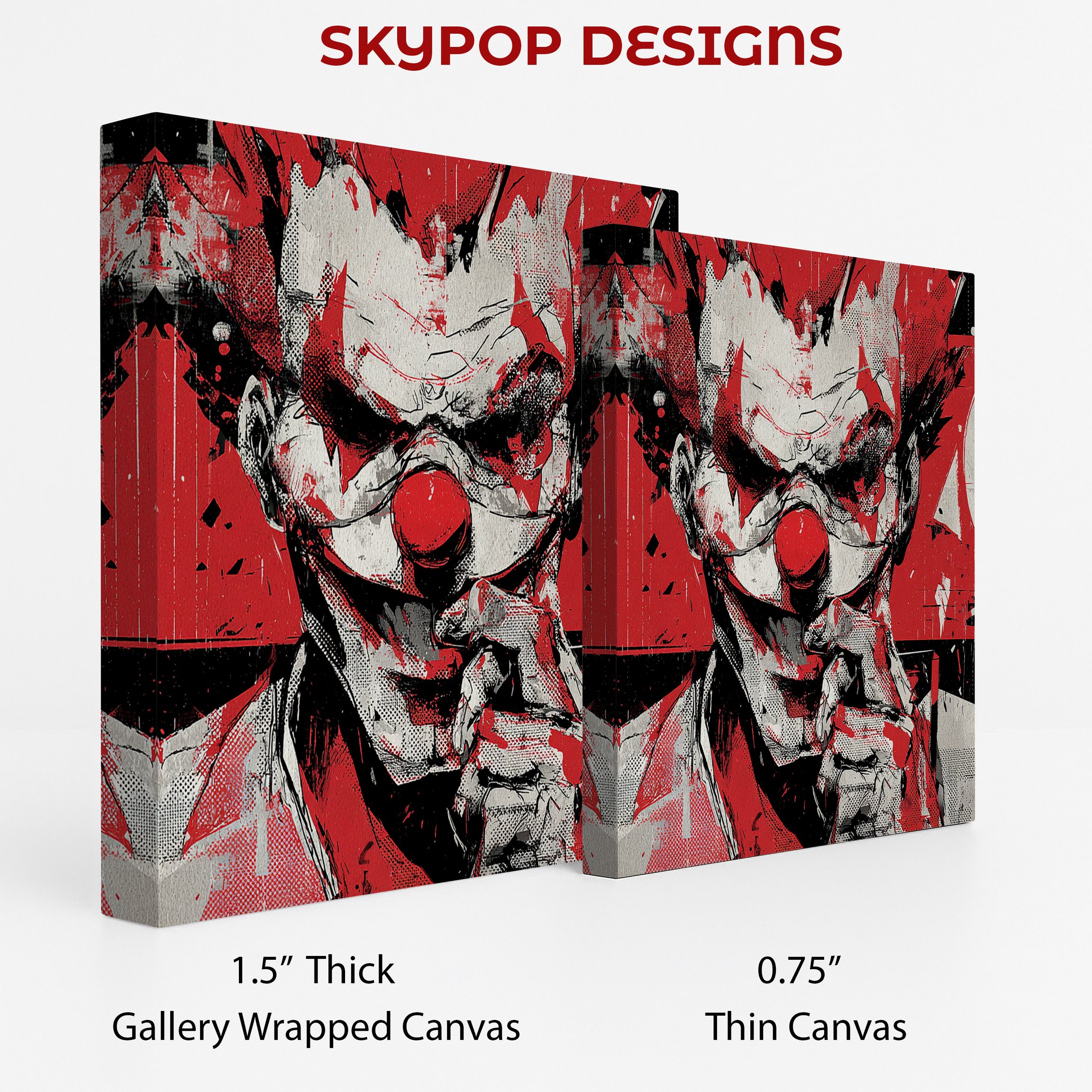 Clown Face Art