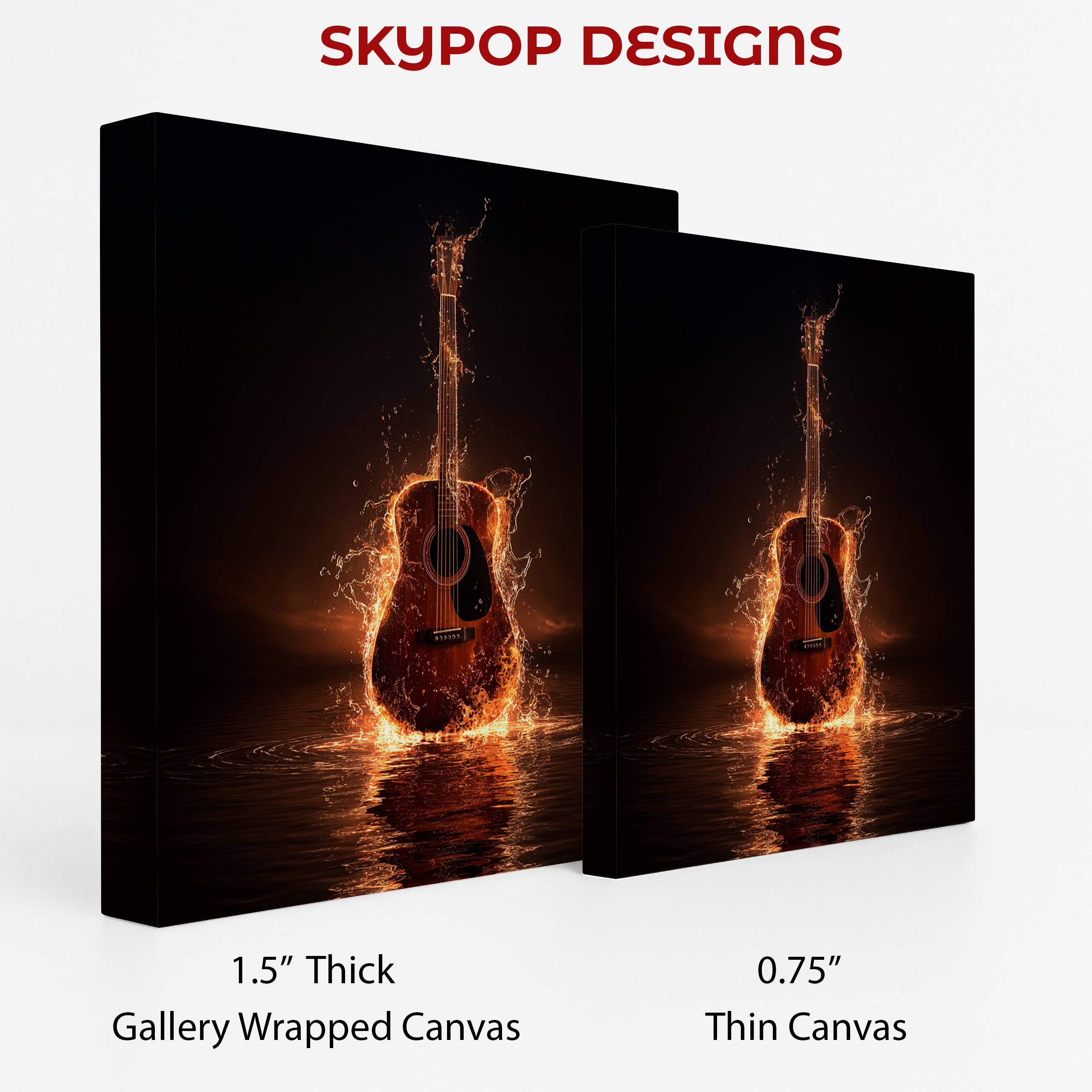 2.jpg Fiery Guitar Art