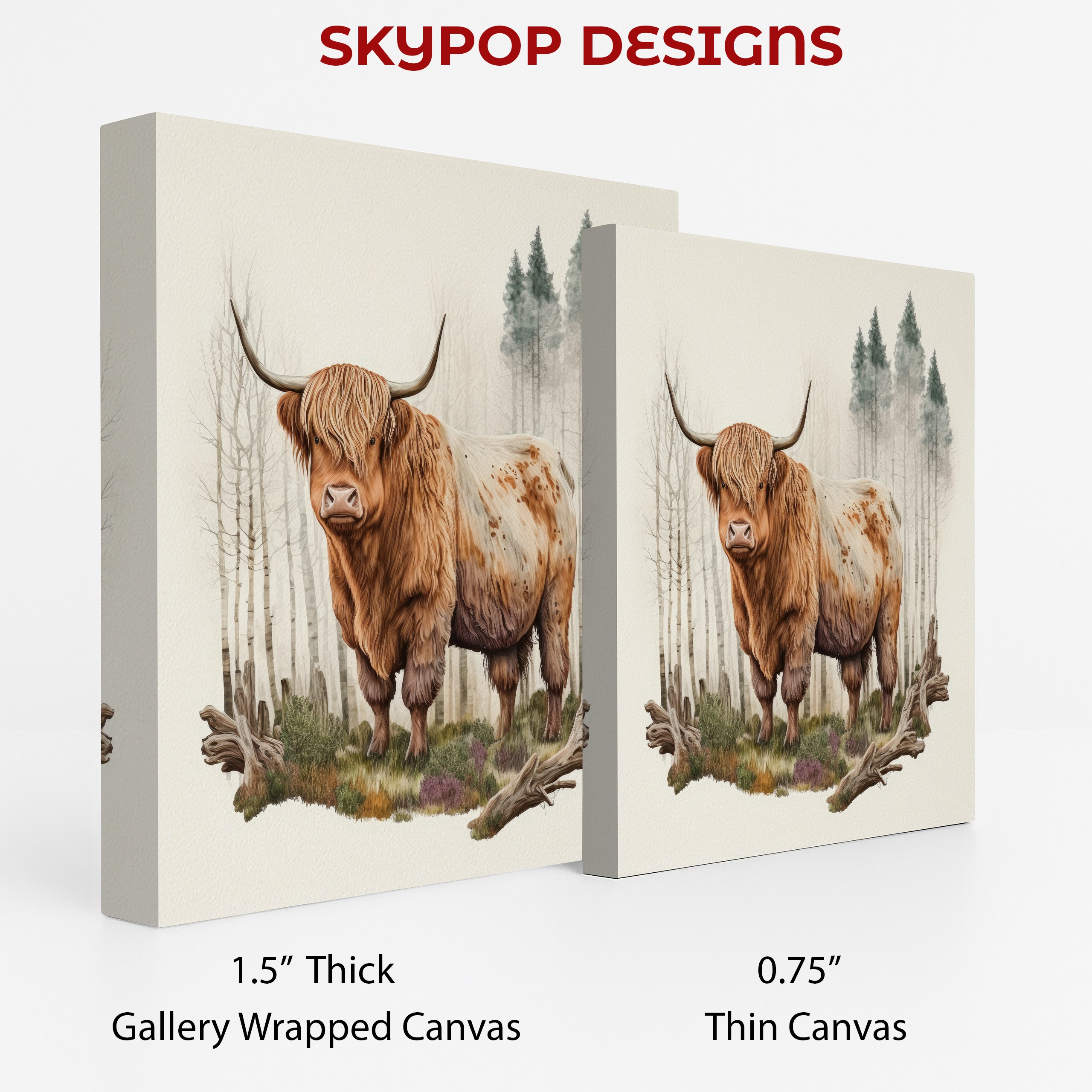 2.jpg Highland Cow Art