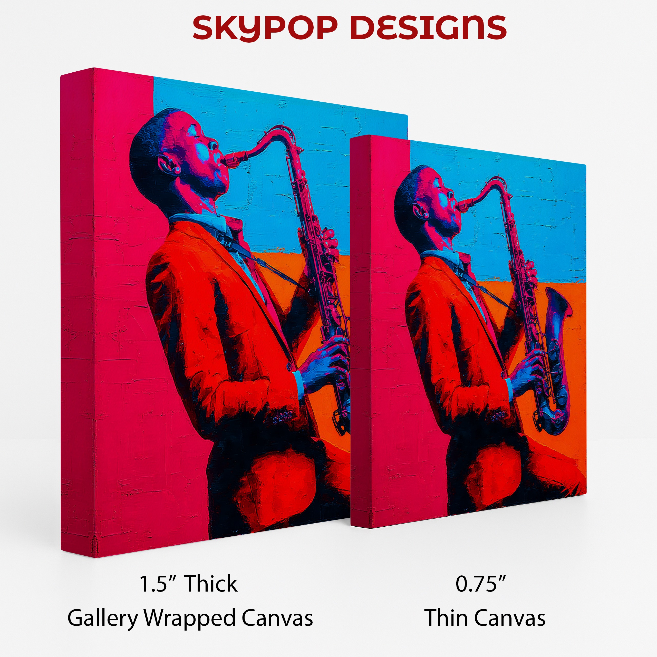 2.jpg Jazz Saxophone Player Art