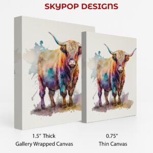 Highland Cow Art