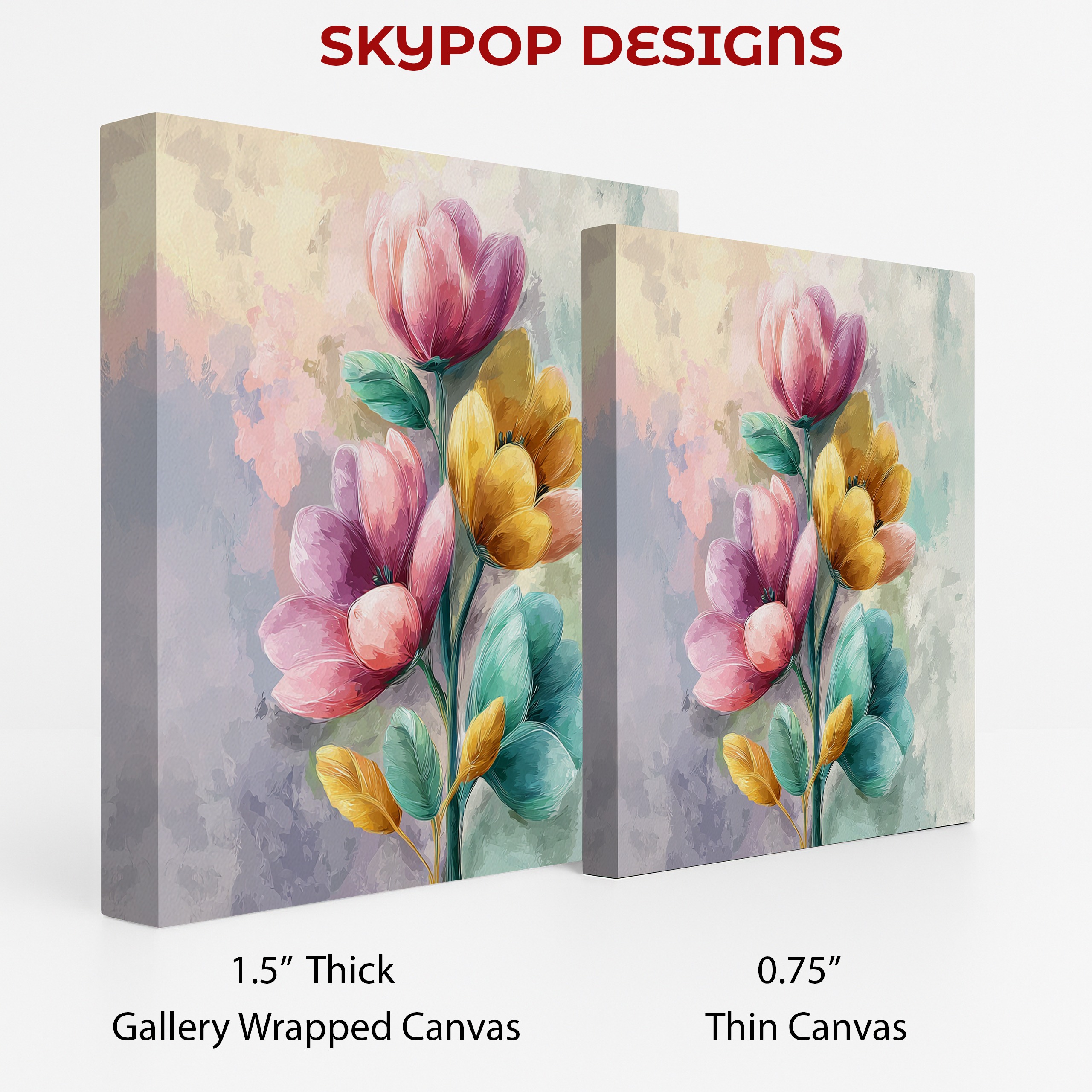 2.jpg Vibrant Tulip Bloom Art