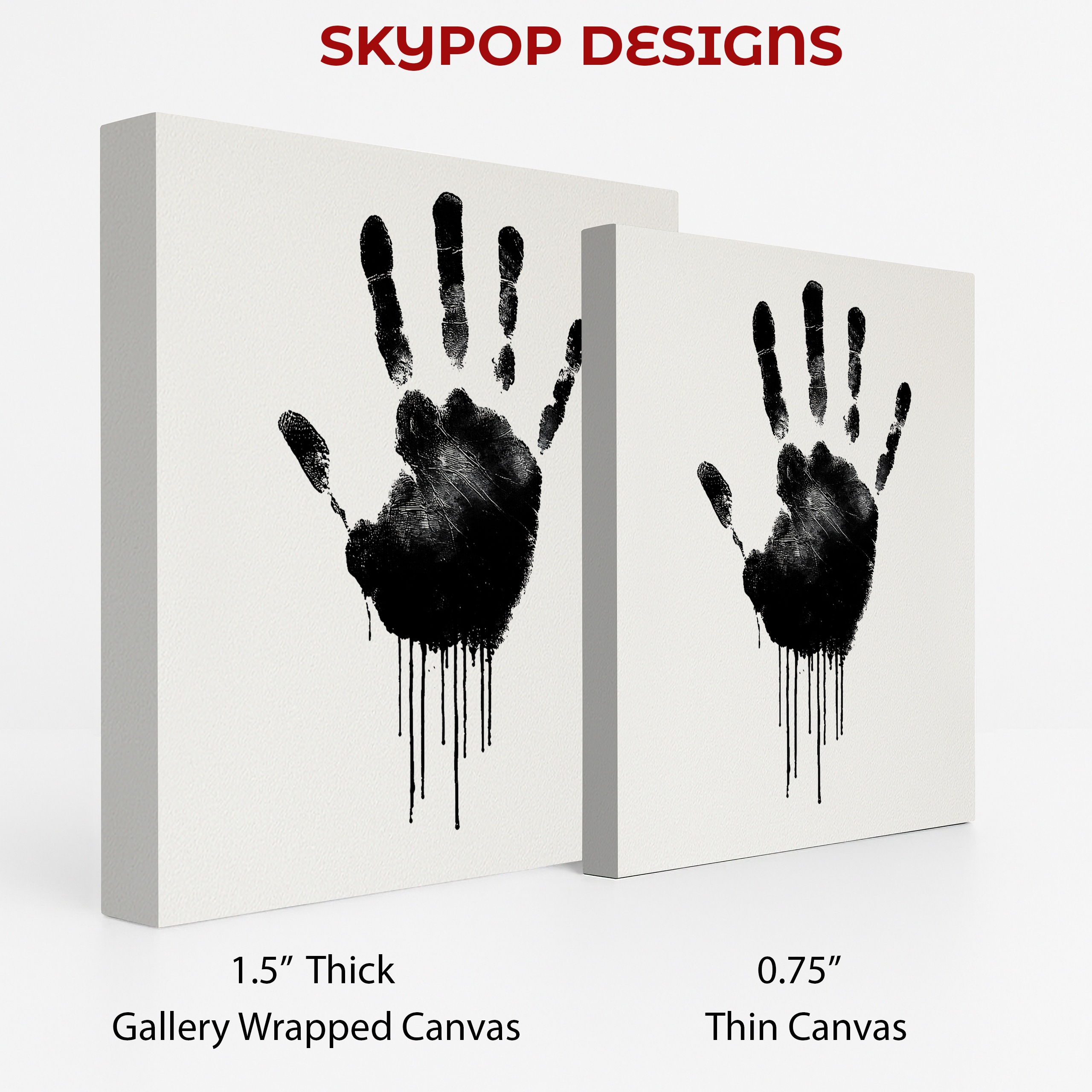 2.jpg Dripping Handprint Art