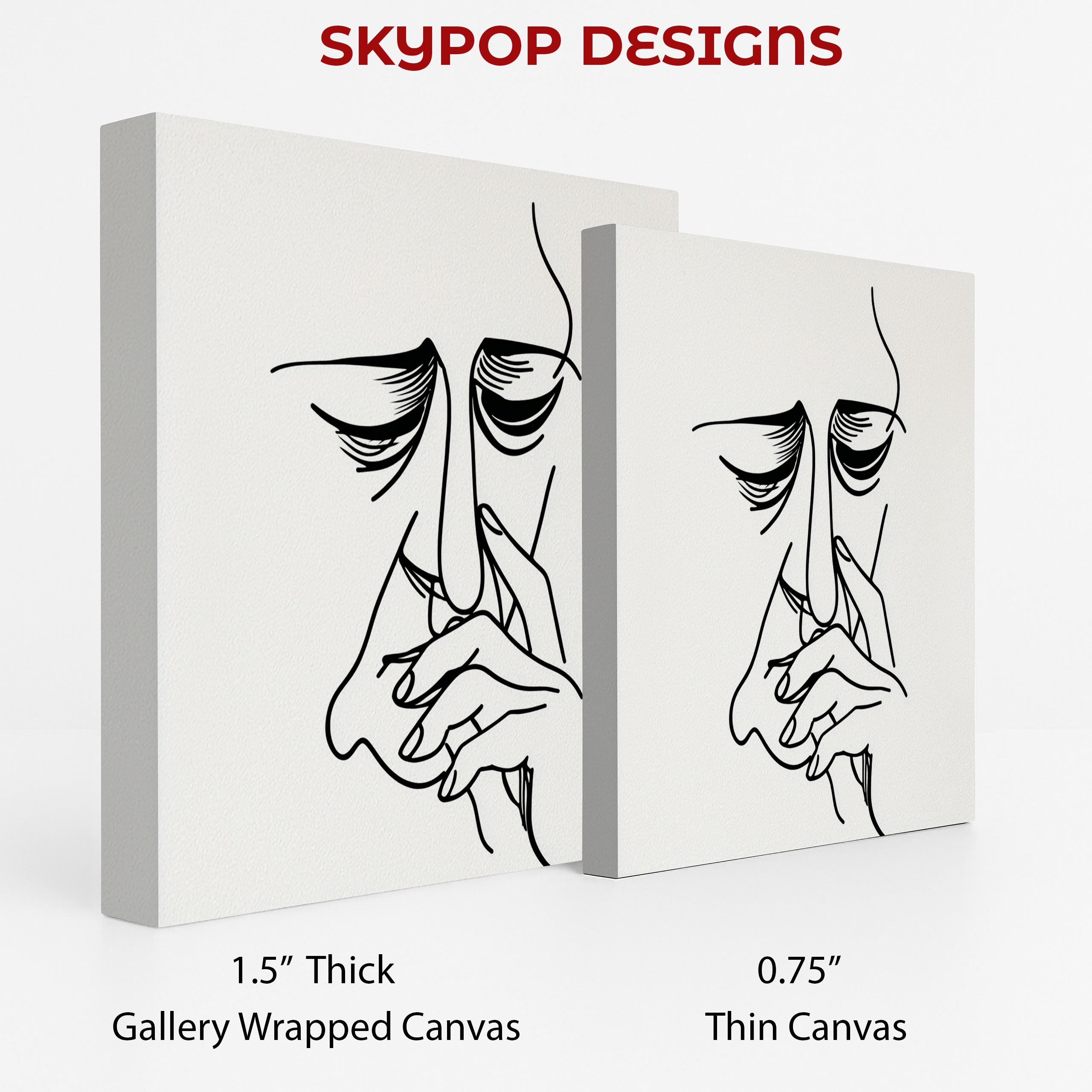 2.jpg Expressive Line Art Face