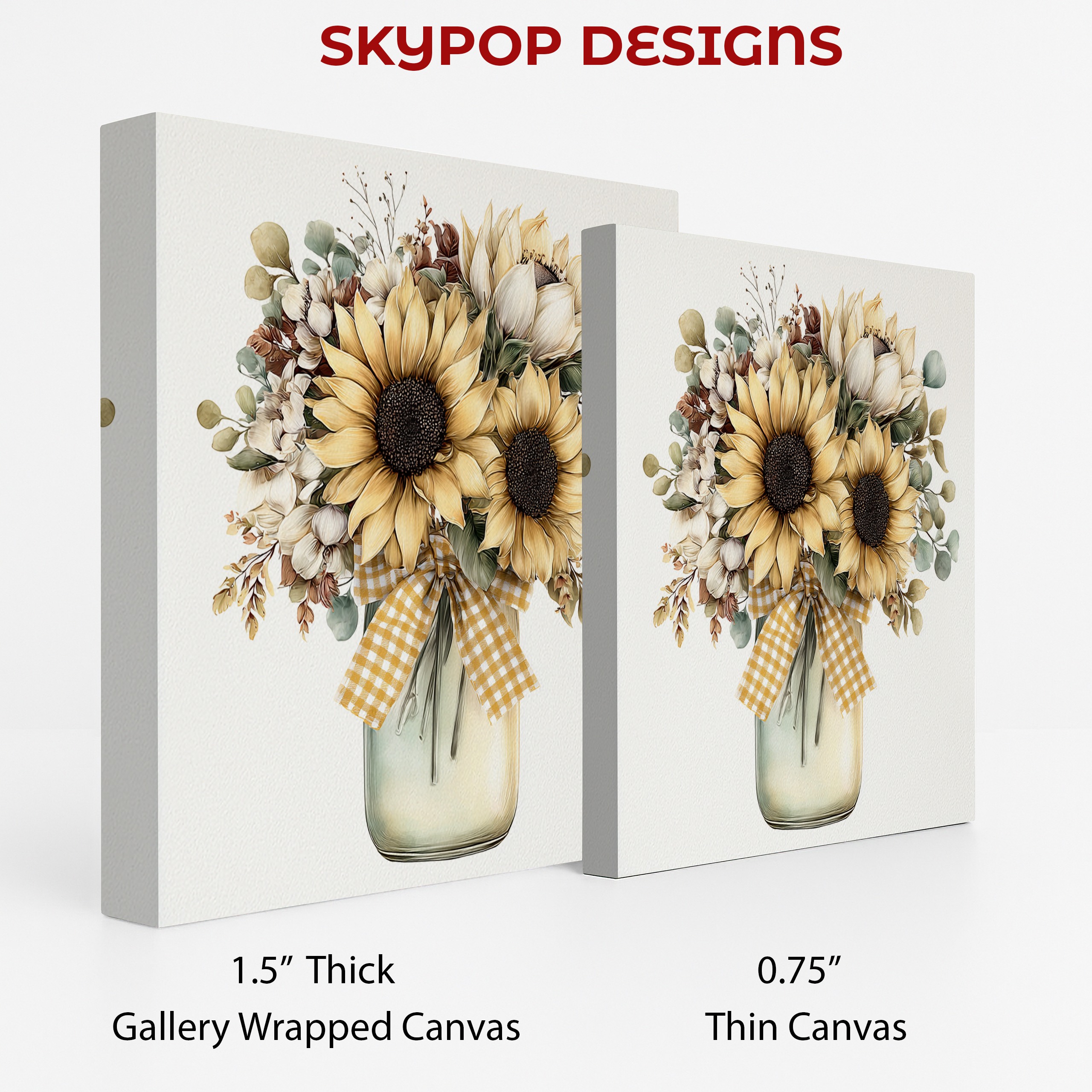 2.jpg Sunflower Mason Jar Art