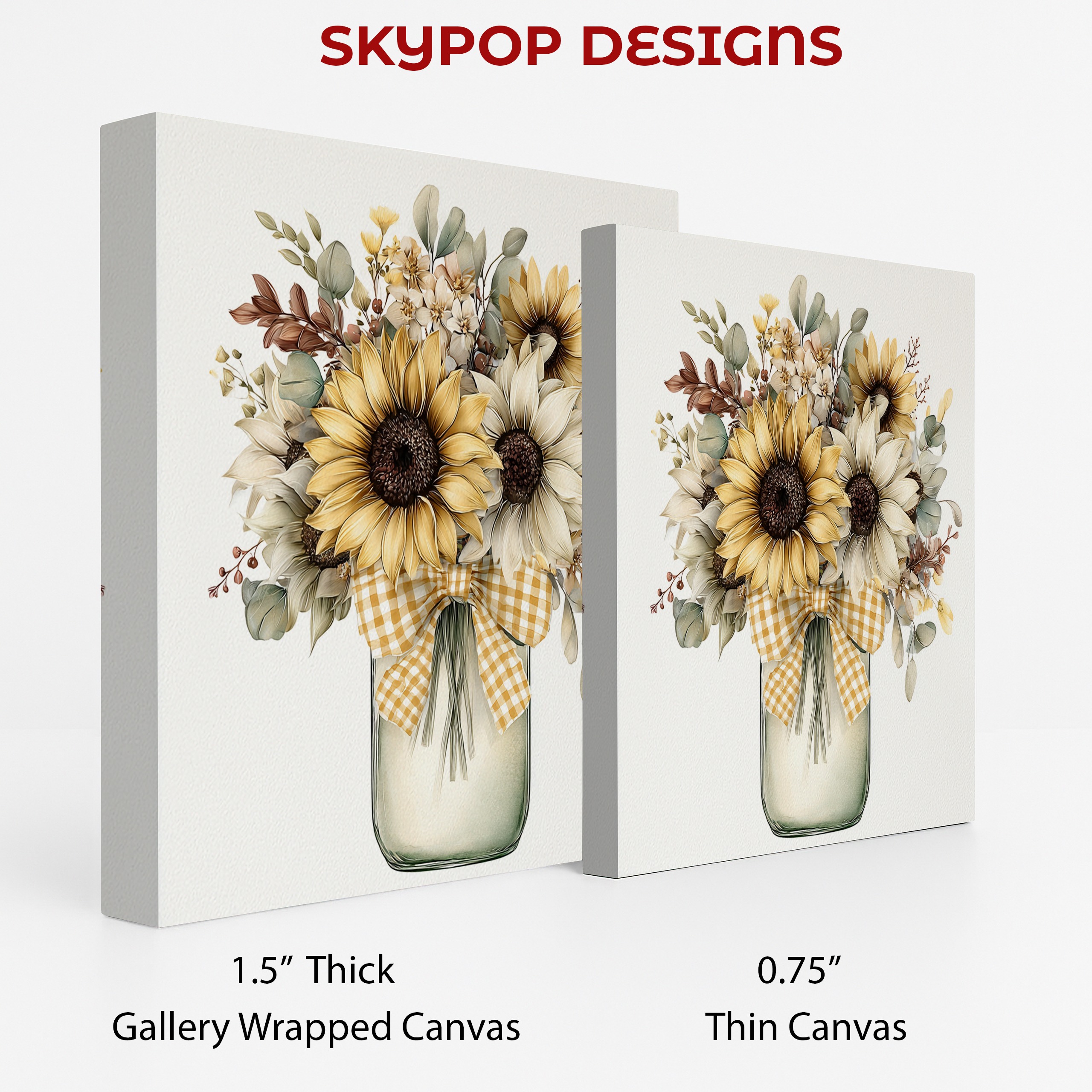 2.jpg Sunflower Mason Jar Art
