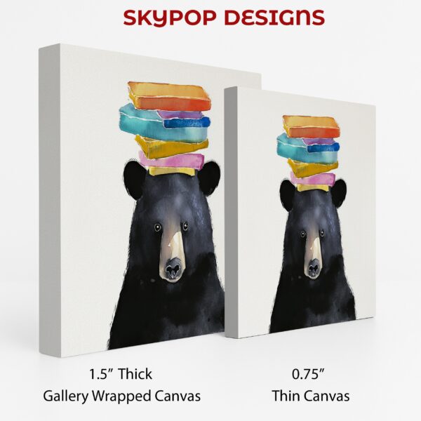 Bear Book Stack Art