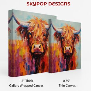 Highland Cow Art