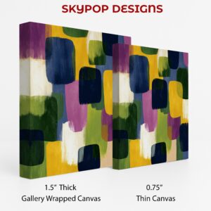 Colorful Geometric Blocks Art