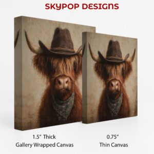 Highland Cow Art
