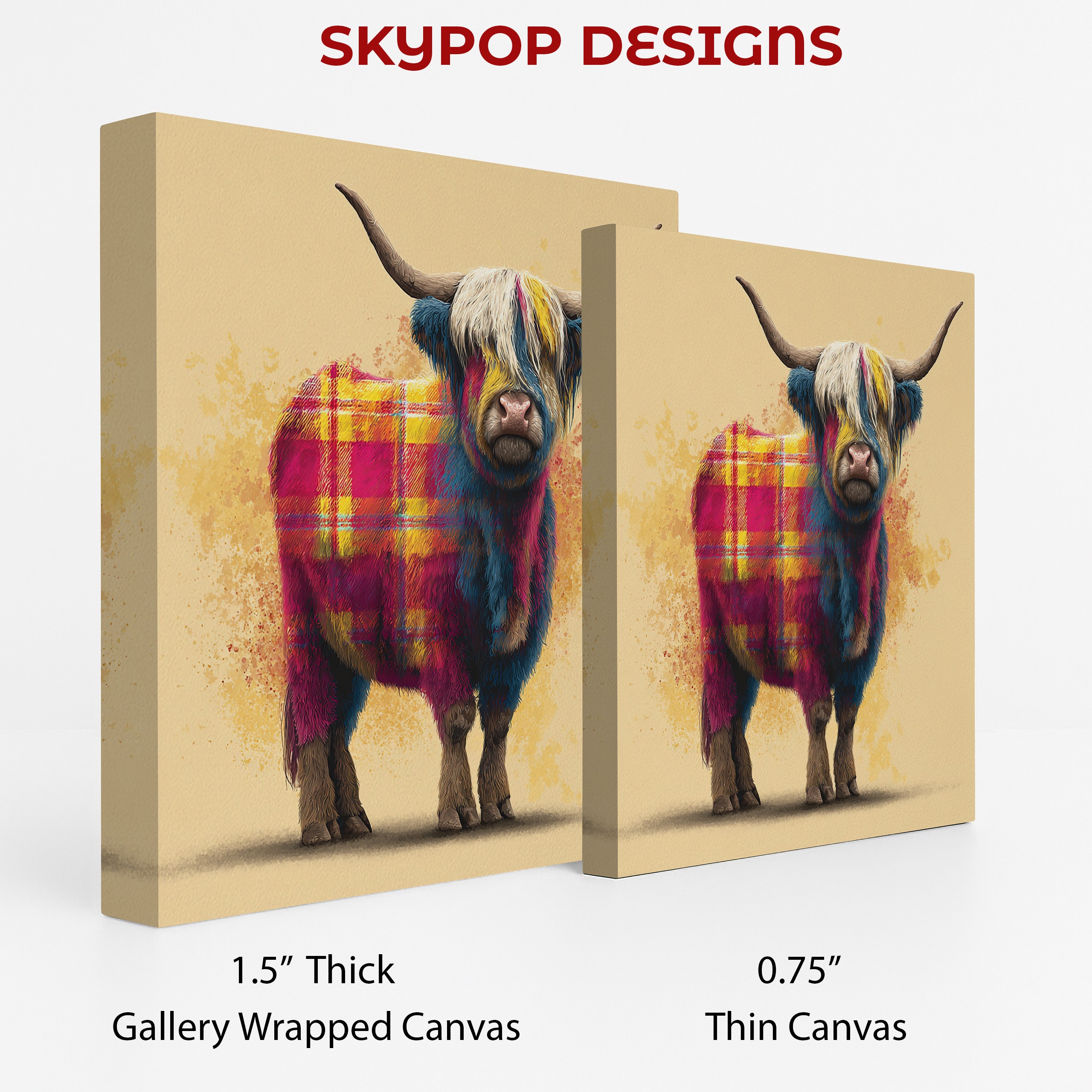 2.jpg Highland Cow Art