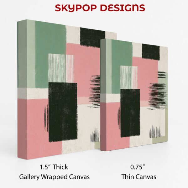 Geometric Pastel Abstract Art