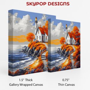 Autumn Lighthouse Art
