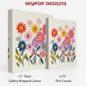 Colorful Daisy Garden Art
