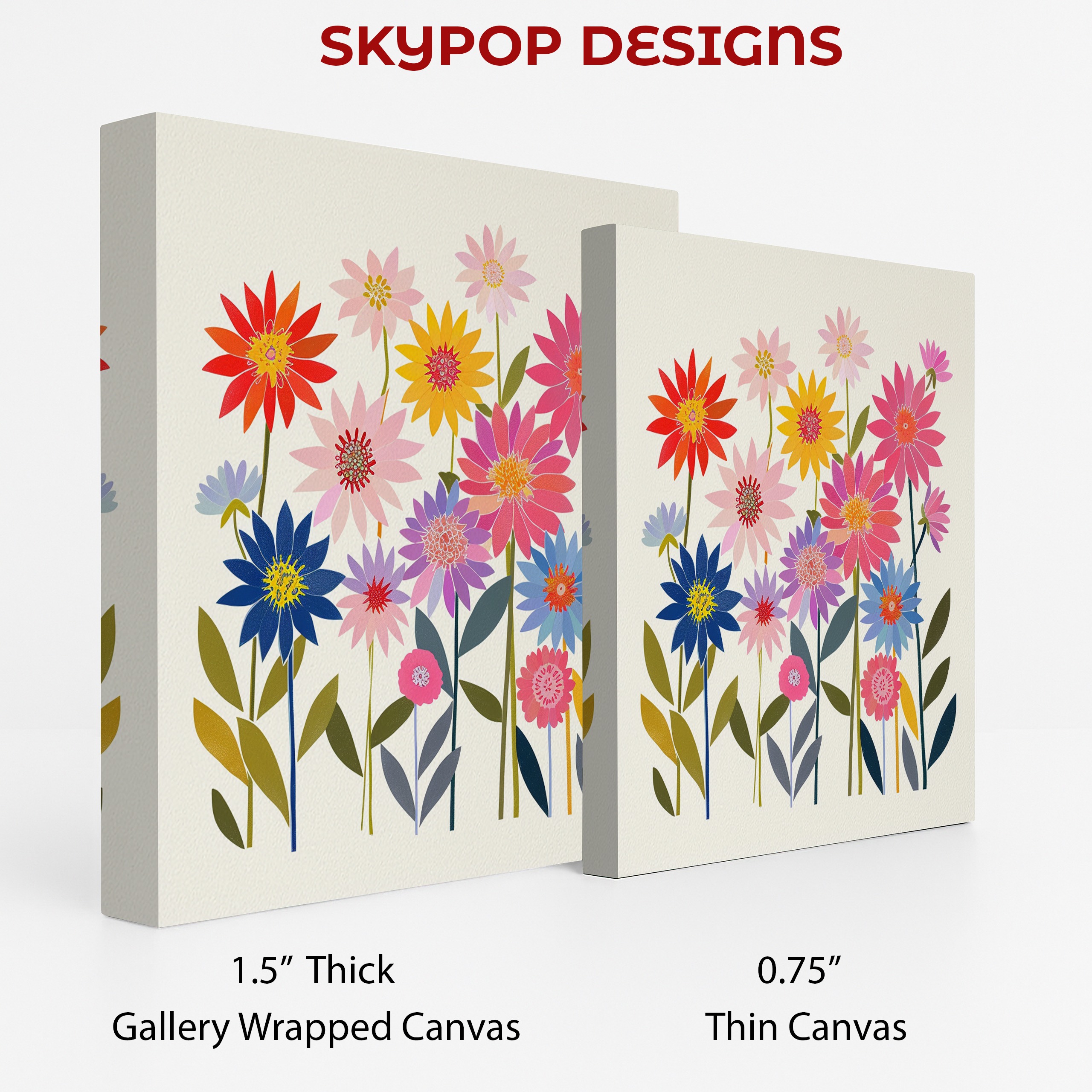 2.jpg Colorful Daisy Garden Art