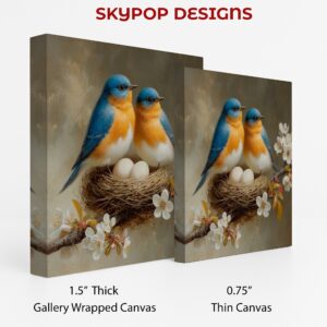 Bluebird Nest Art
