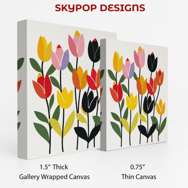 Colorful Tulip Garden Art