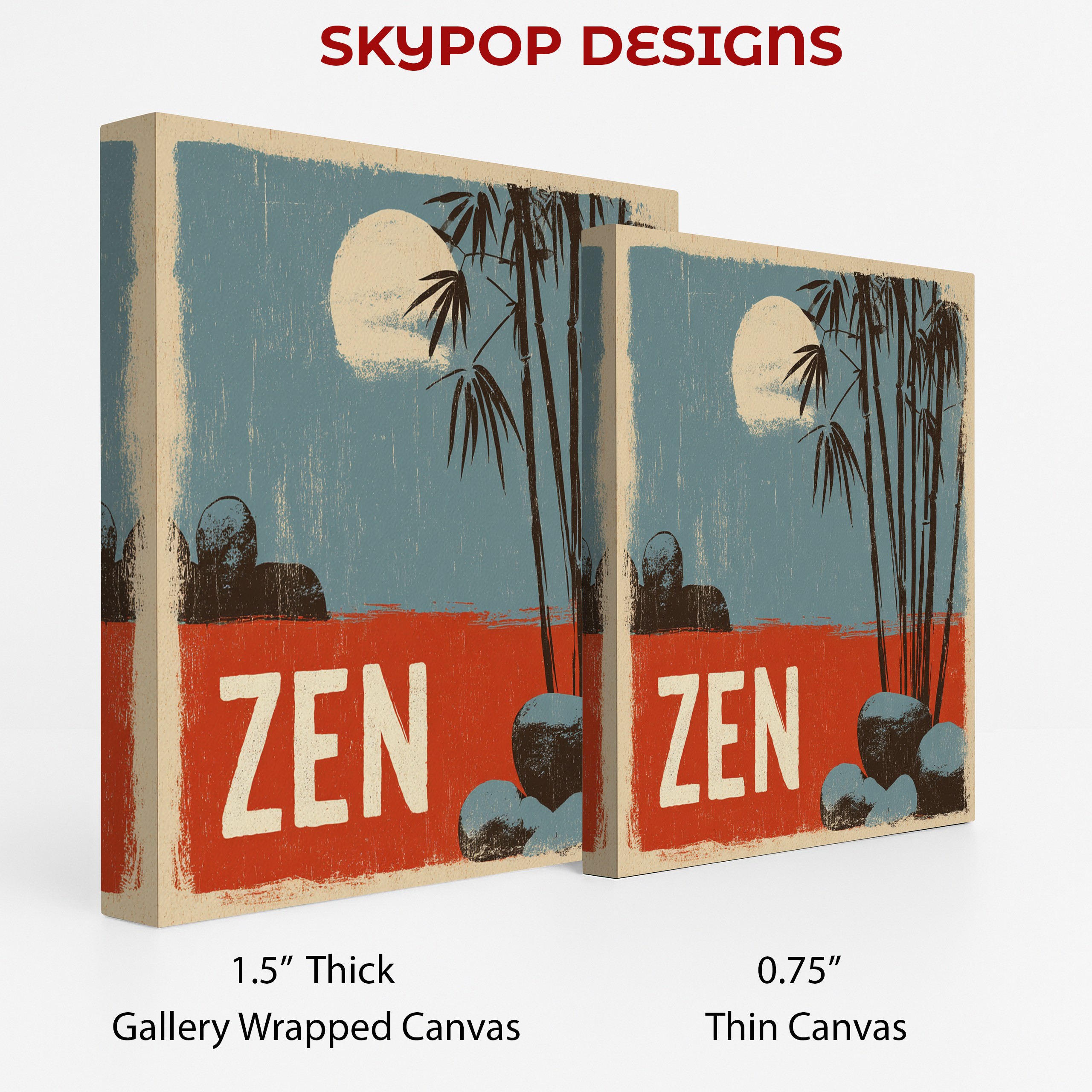 2.jpg Zen Bamboo Moon Art