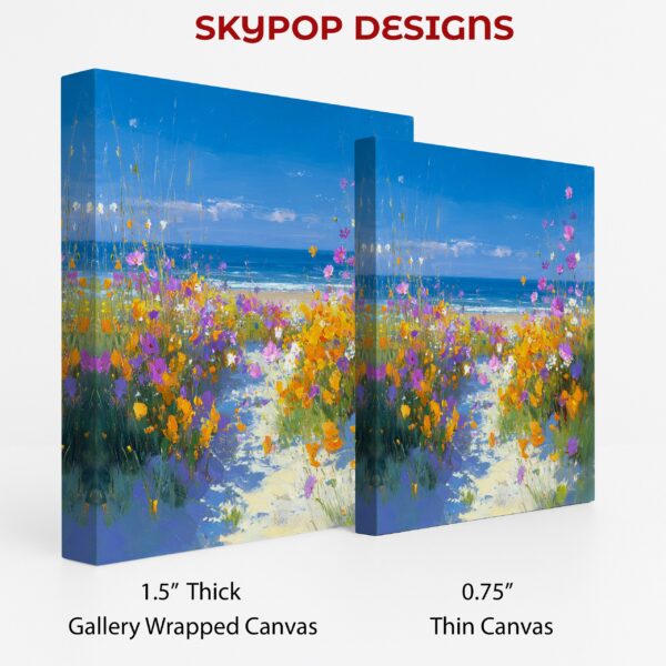 Coastal Wildflower Art
