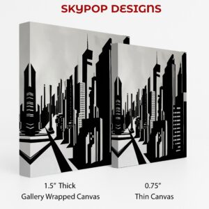 Cityscape Silhouette Art