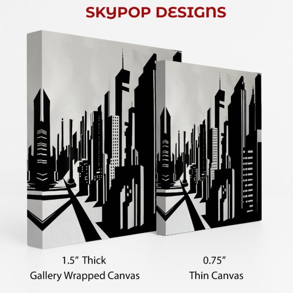 Cityscape Silhouette Art