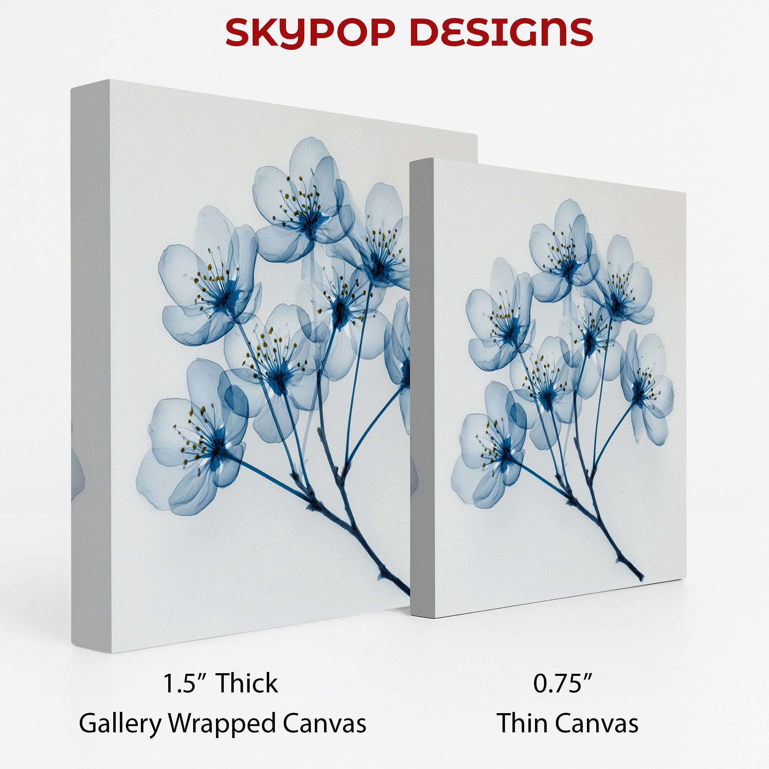 2.jpg Blue Cherry Blossom Art