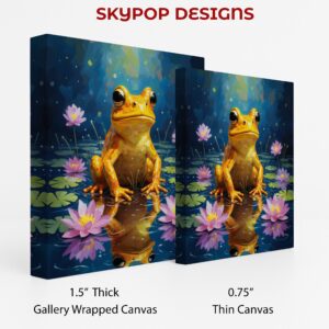 Golden Frog Pond Art