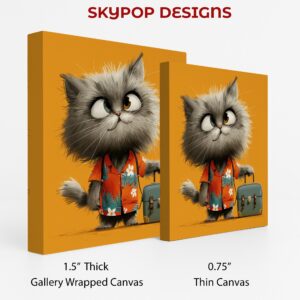 Cat Vacation Art