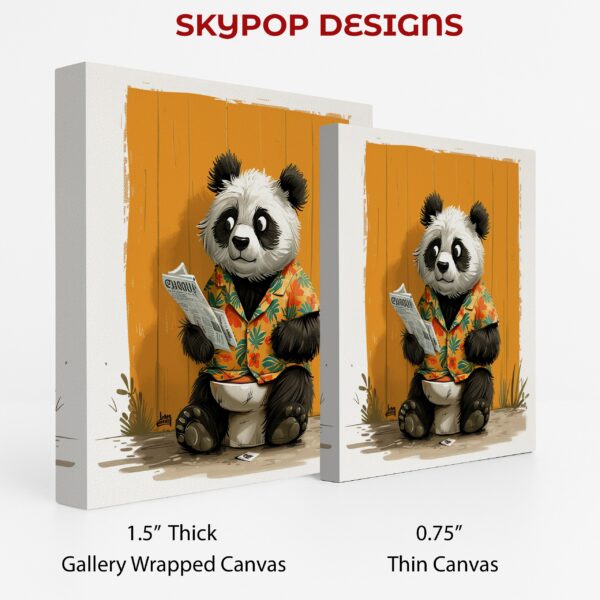 Panda Newspaper Art